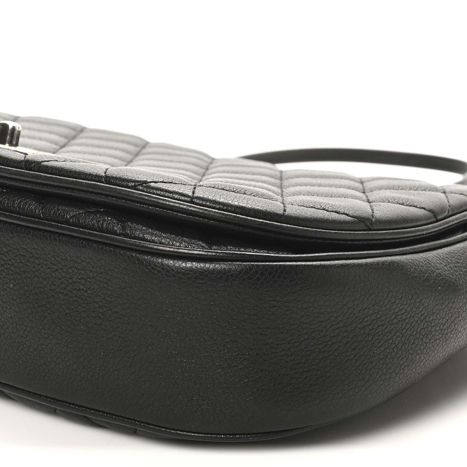 Chanel Calfskin Quilted Casual Pocket Messenger Flap Black 10 of 10