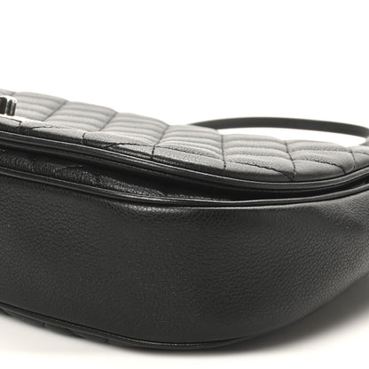 Chanel Calfskin Quilted Casual Pocket Messenger Flap Black 10 of 10