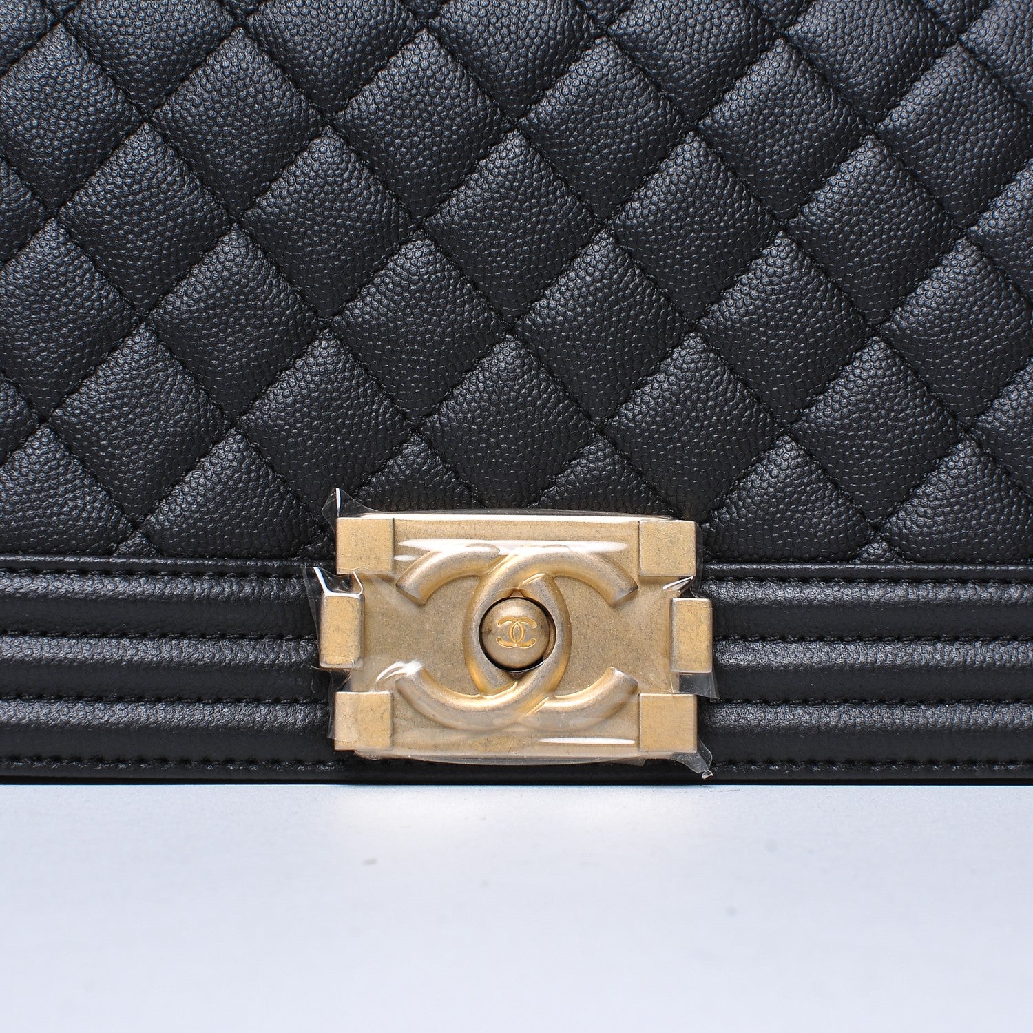 Chanel Caviar Quilted Medium Boy Flap Black 8 of 8