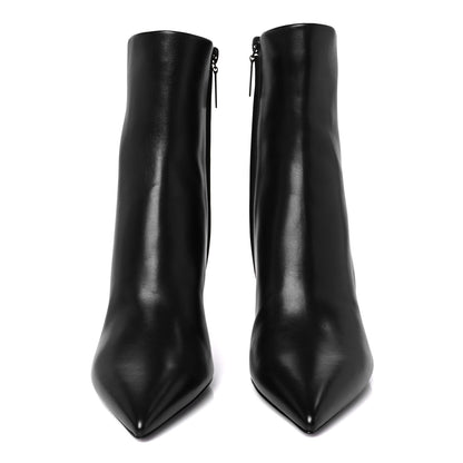 Saint Laurent Nappa Vendome Opyum 85 Ankle Boots 39 Black 3 of 10