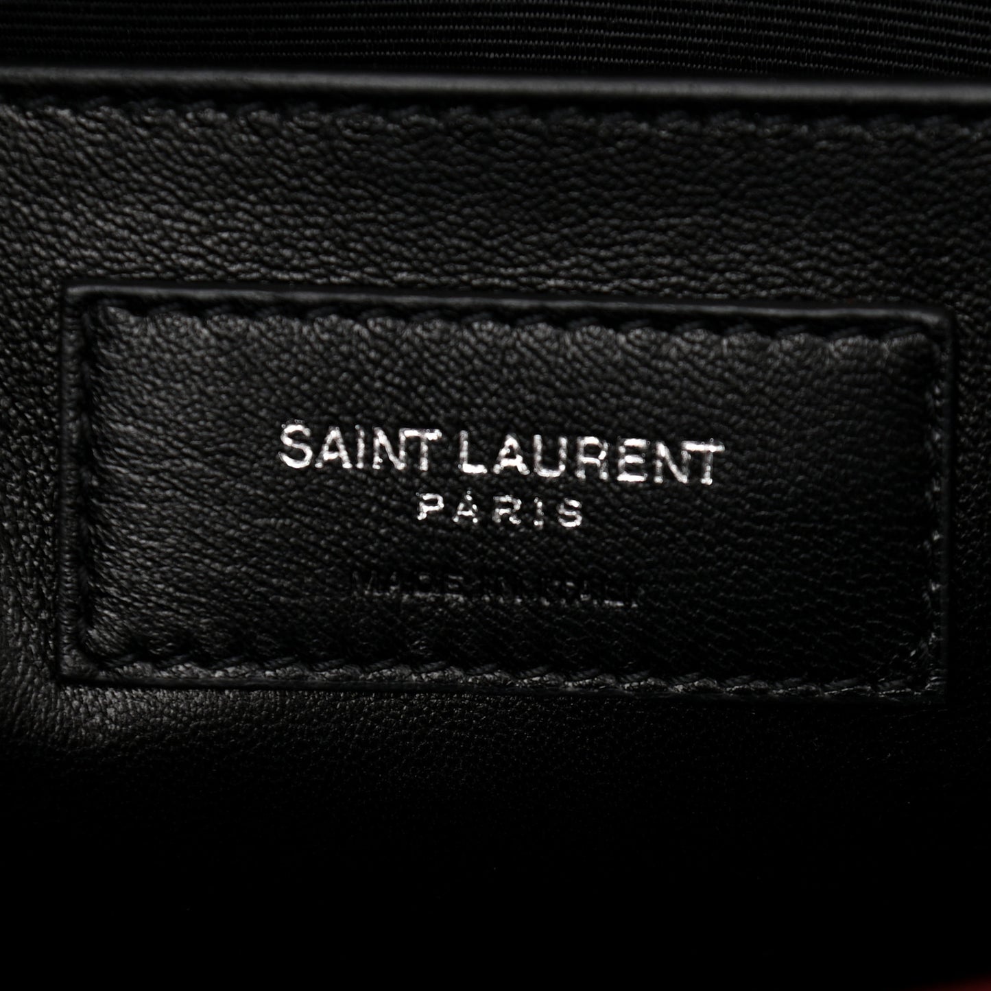 Grain De Poudre Medium Monogram Kate Satchel Dark Red