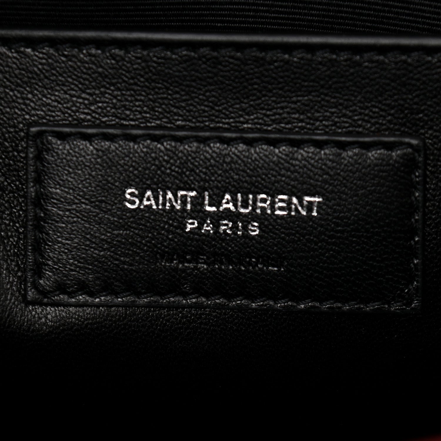 Saint Laurent Grain De Poudre Medium Monogram Kate Satchel Dark Red 9 of 12
