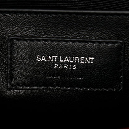 Saint Laurent Grain De Poudre Medium Monogram Kate Satchel Dark Red 9 of 12
