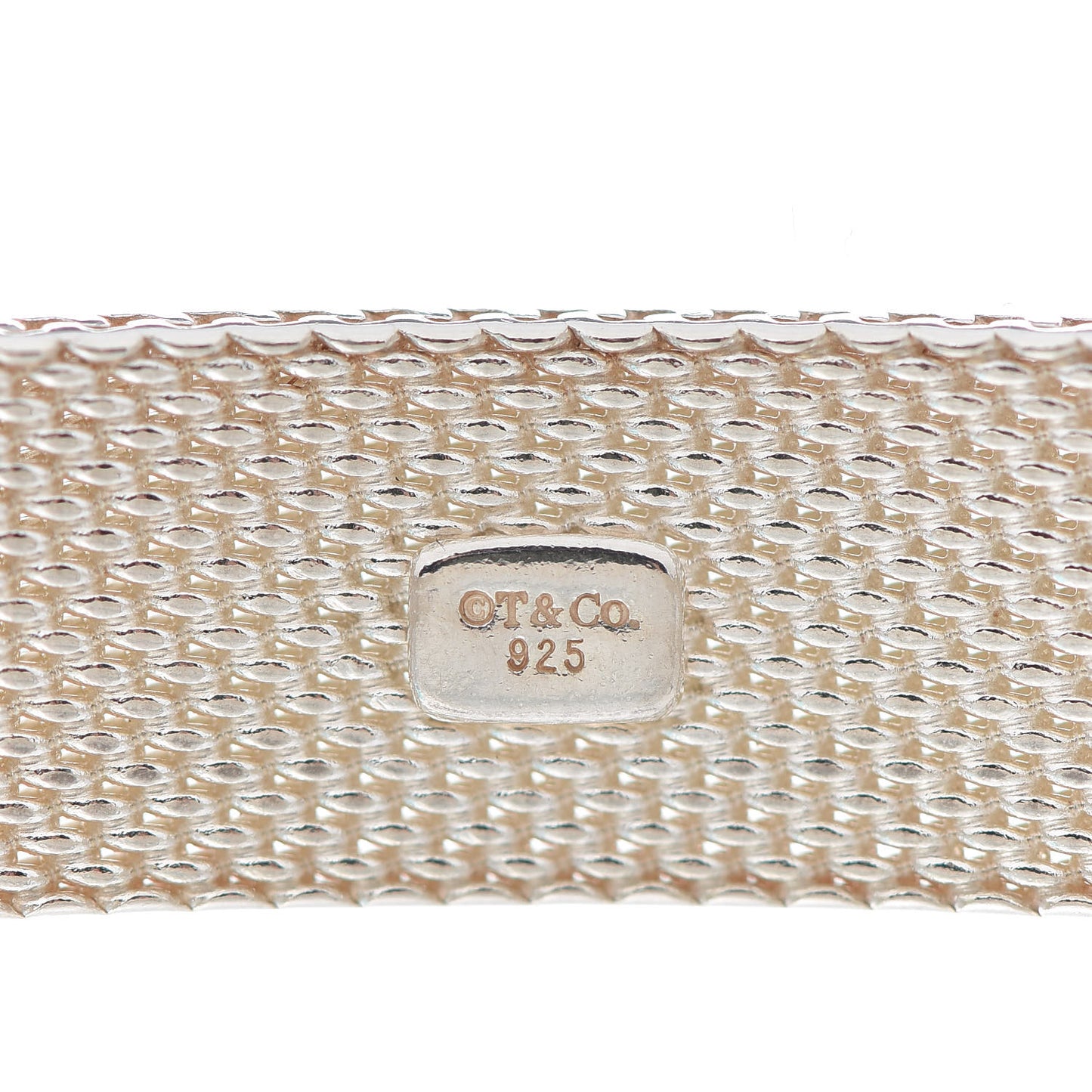 Sterling Silver Somerset Mesh Bangle Bracelet