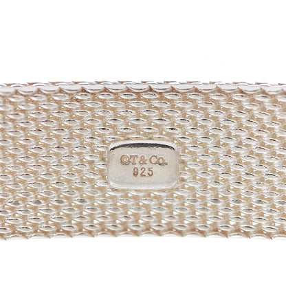 Tiffany Sterling Silver Somerset Mesh Bangle Bracelet 4 of 4