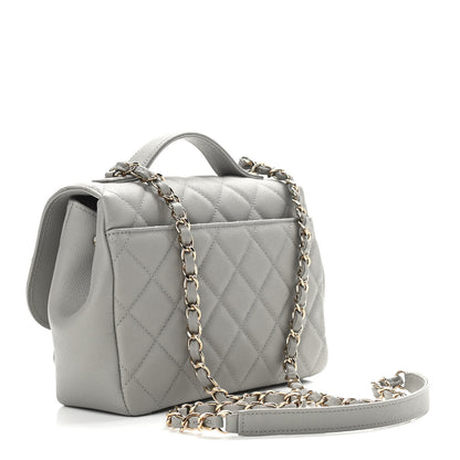 Chanel Caviar Quilted Medium Business Affinity Flap Grey 3 of 11