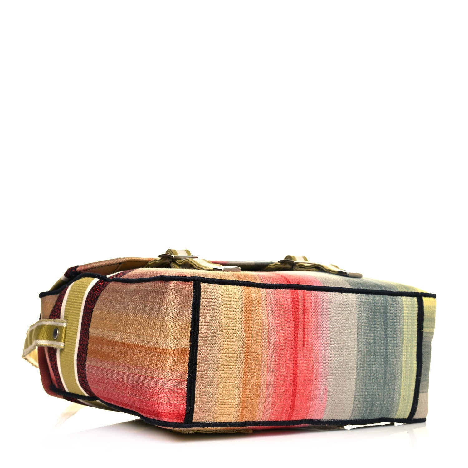 Christian Dior Canvas Embroidered Dioraura Messenger Multicolor 5 of 10
