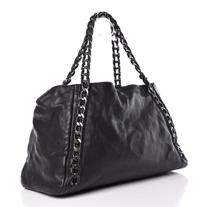 Chanel Calfskin East West Modern Chain Tote Black 3 of 9