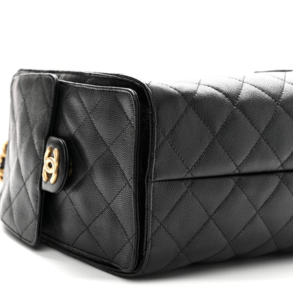 Chanel Caviar Quilted Small Chanel 25 Handbag Black 9 of 11