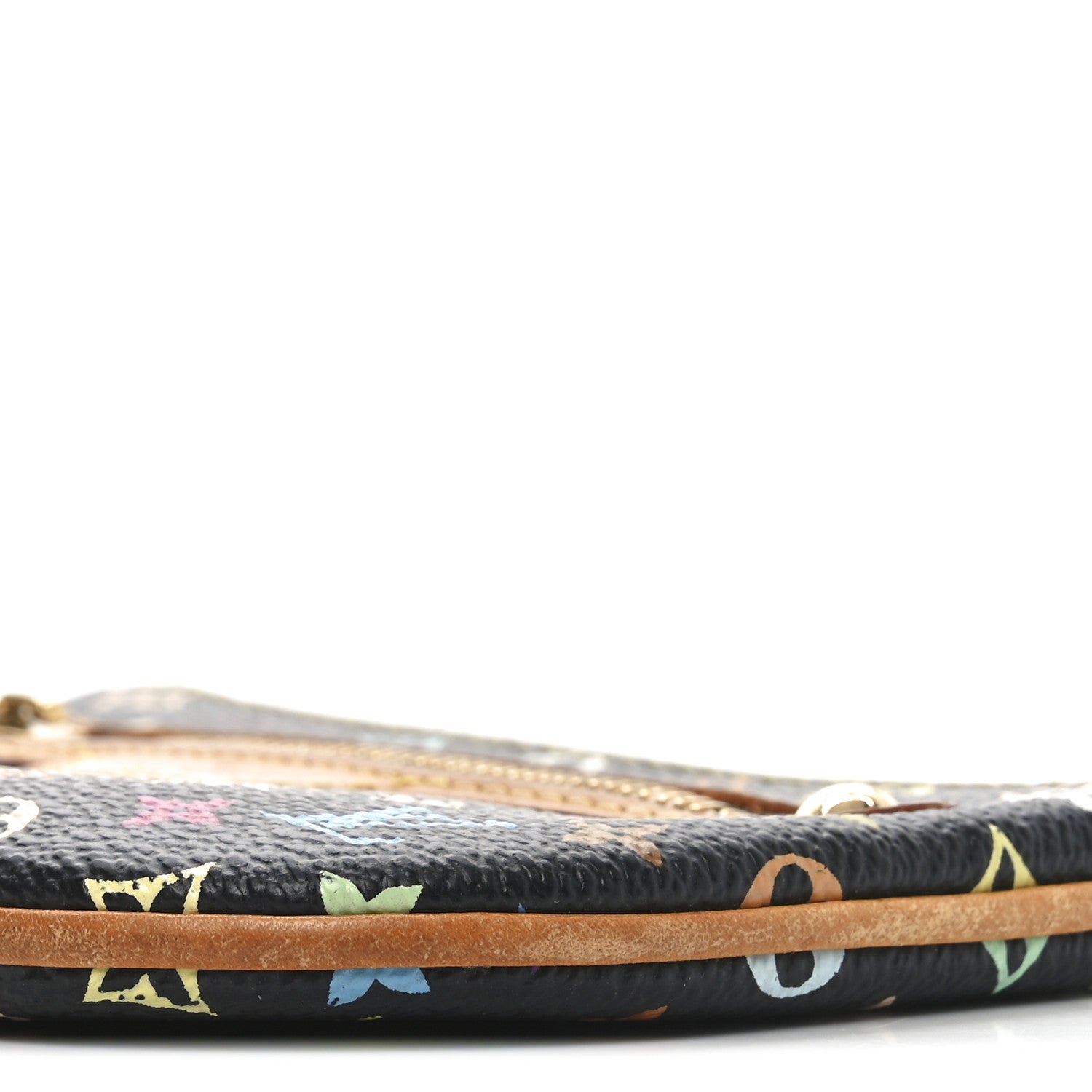 Louis Vuitton Monogram Multicolor Pochette Plate MM Black 8 of 8