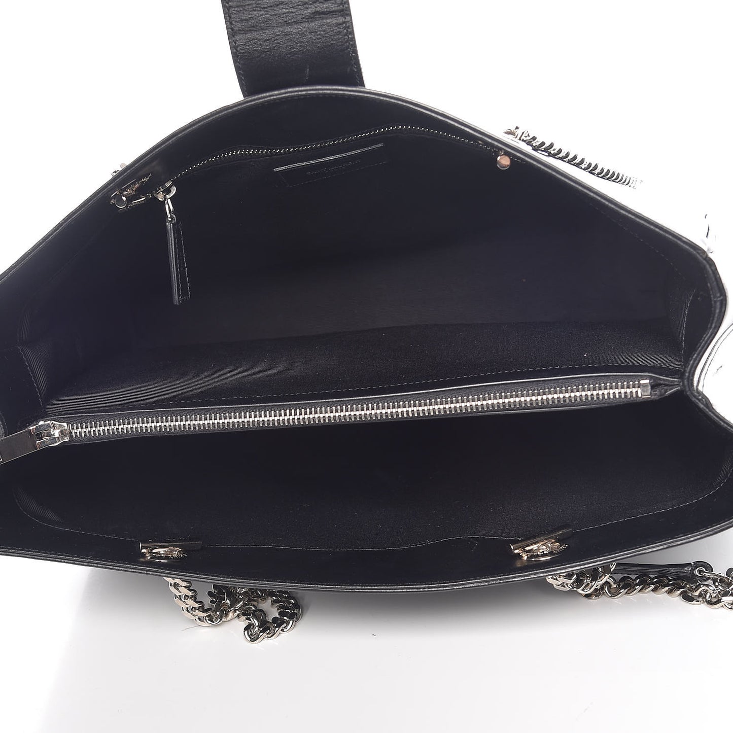 Calfskin Classic Monogram Shopping Bag Black