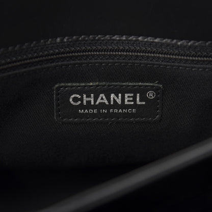 Chanel Glazed Calfskin Quilted Medium Lady Pearly Flap Black 10 of 13