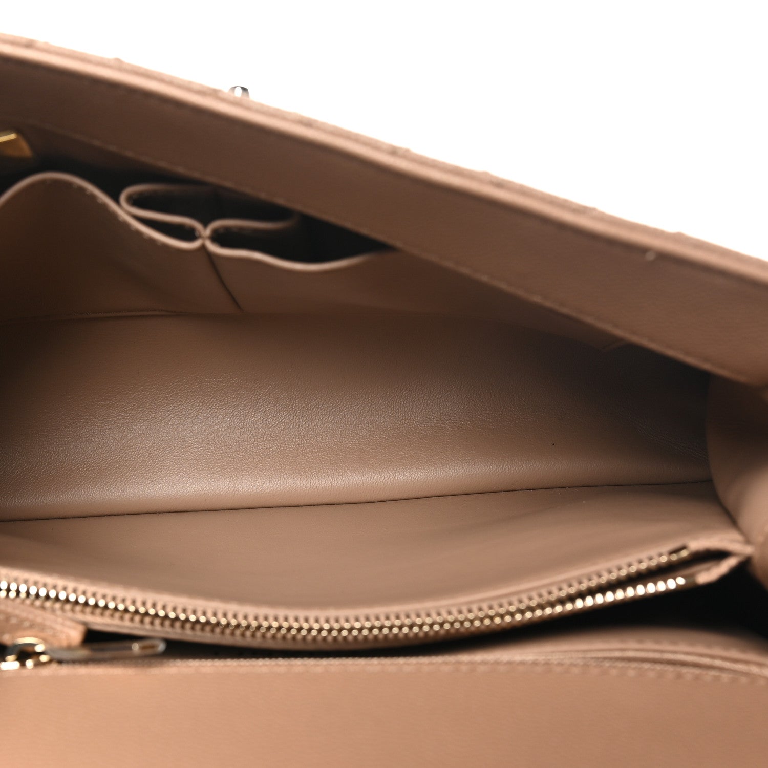 Chanel Caviar Quilted Small Coco Handle Flap Beige 5 of 10