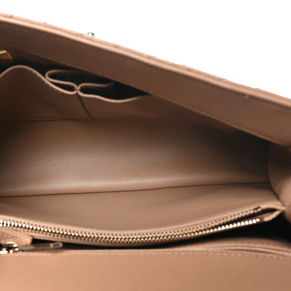 Chanel Caviar Quilted Small Coco Handle Flap Beige 5 of 10