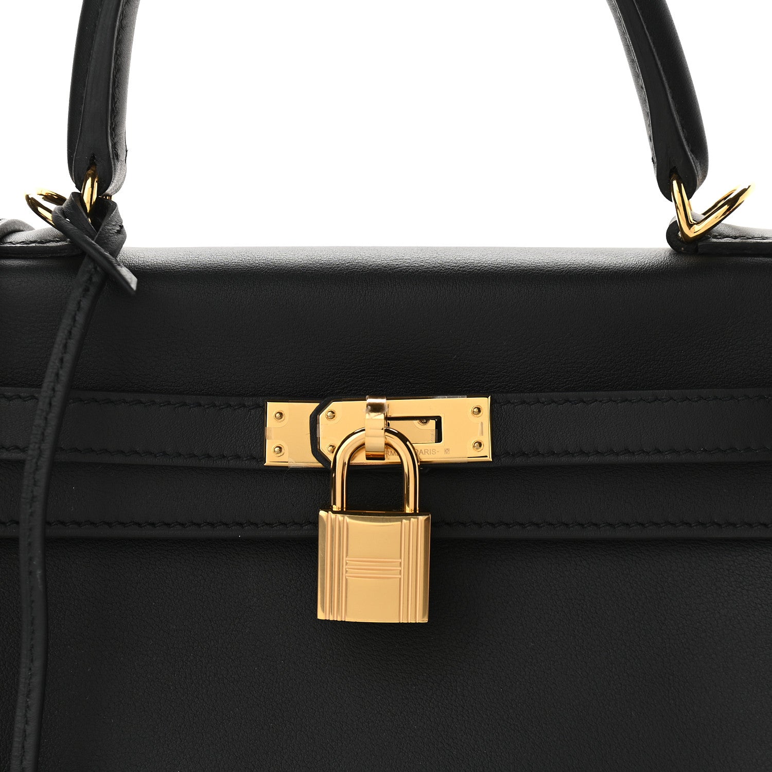Hermes Swift Kelly Retourne 25 Black 9 of 10