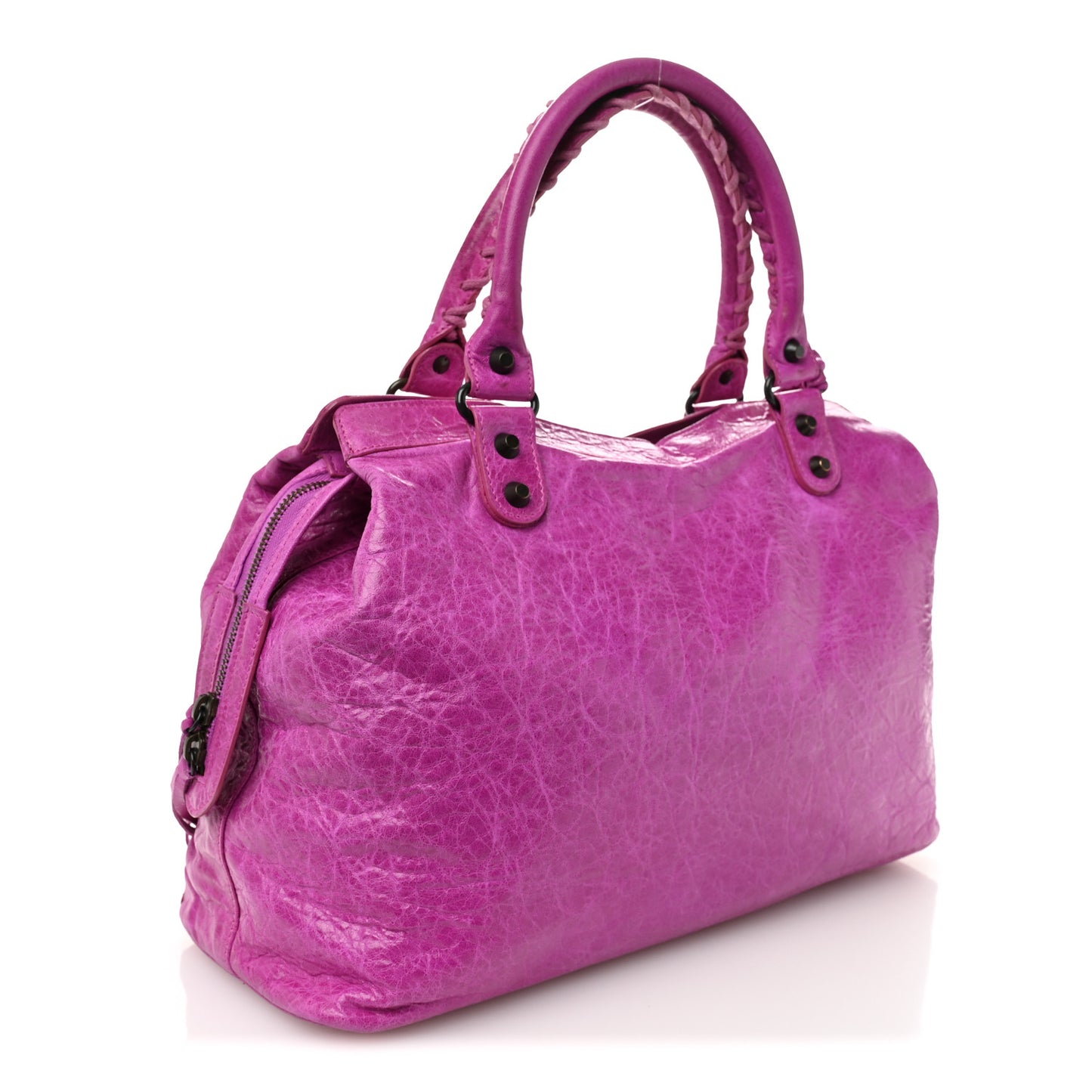 Agneau Classic Hardware Step Magenta