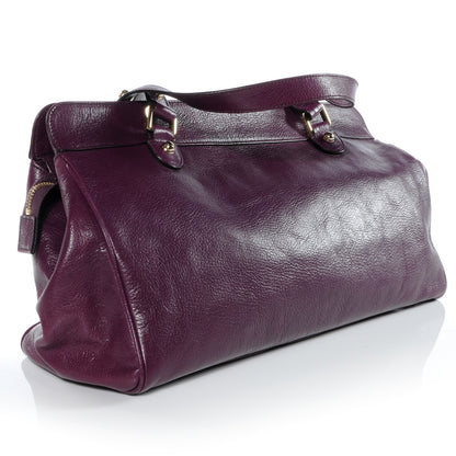 Gucci Leather Blondie Satchel Purple 4 of 8