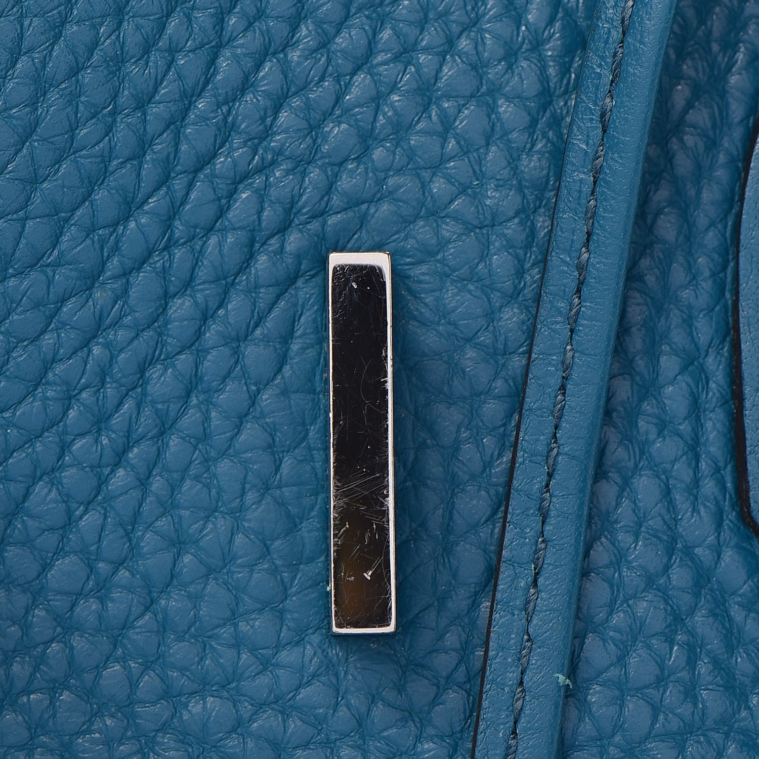 Hermes Taurillon Clemence Birkin 30 Bleu Izmir 20 of 34