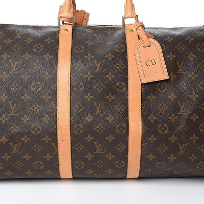 Louis Vuitton Monogram Keepall Bandouliere 55 16 of 21