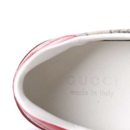 Gucci GG Supreme Monogram Ayers Mens New Ace Low-Top Sneaker 8.5 Beige Red 7 of 10