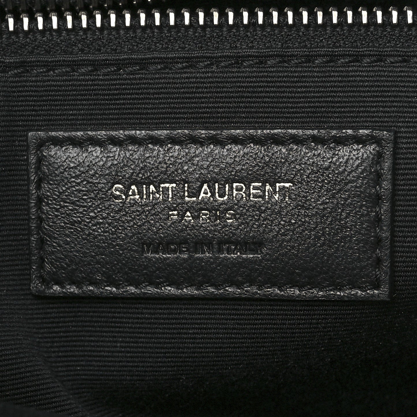 Crinkled Calfskin Matelasse Monogram Large Niki Chain Satchel Black