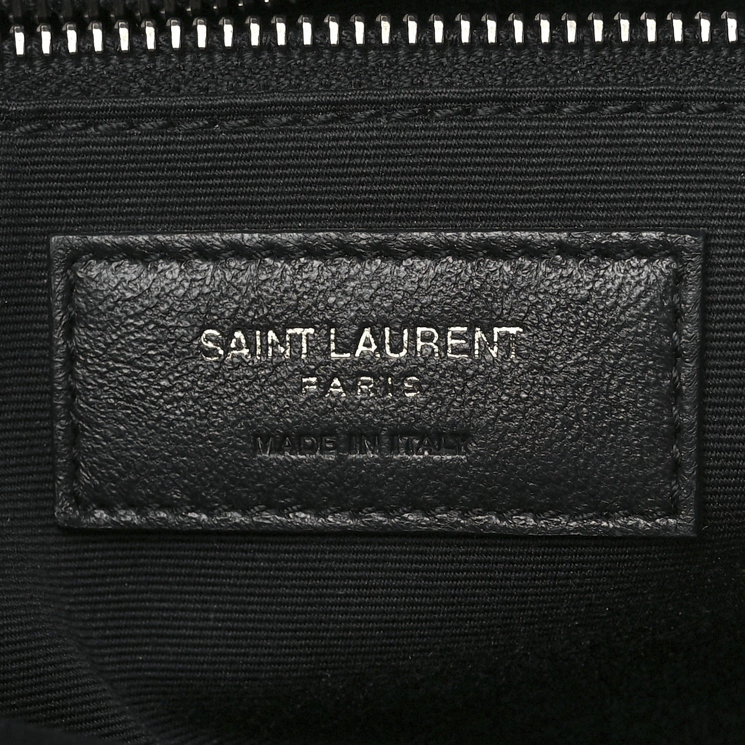 Saint Laurent Crinkled Calfskin Matelasse Monogram Large Niki Chain Satchel Black 6 of 12