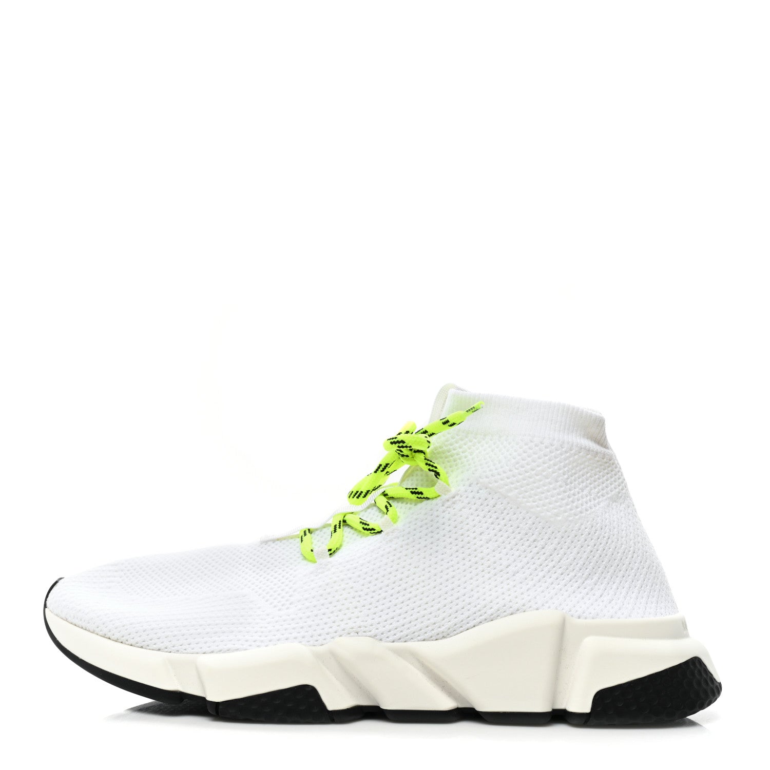 Balenciaga Knit Mens Speed Lace Up Sneakers 44 White 1 of 7