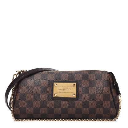 Louis Vuitton Damier Ebene Eva Clutch 1 of 13