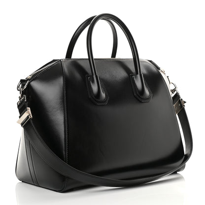 Givenchy Shiny Lord Calfskin Medium Antigona Black 2 of 12