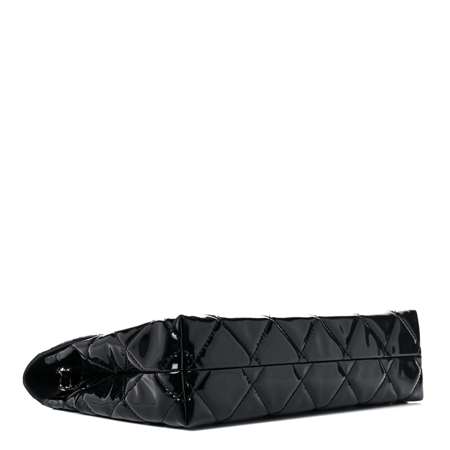 Chanel Vinyl Quilted In the Business Flap Bag Black 4 of 16