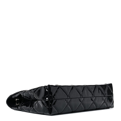 Chanel Vinyl Quilted In the Business Flap Bag Black 4 of 16