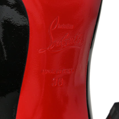 Christian Louboutin Patent Corneille 100 Pumps 38 Black 7 of 7
