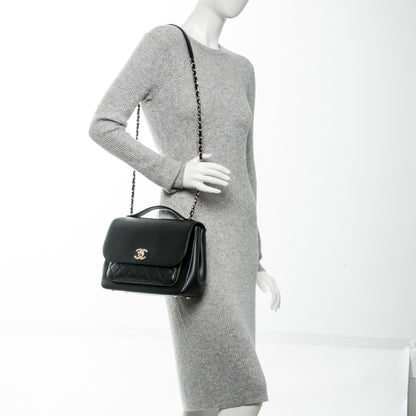 Chanel Caviar Quilted Large Business Affinity Flap Black 2 of 7