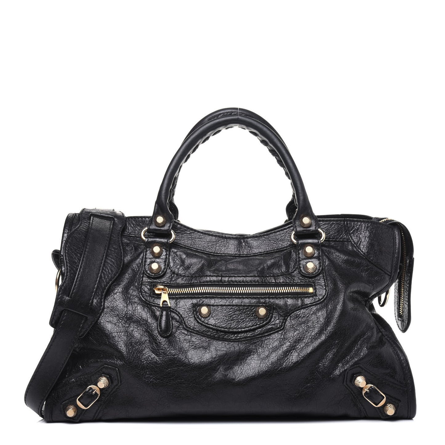 Agneau Giant 12 Gold Hardware City Black