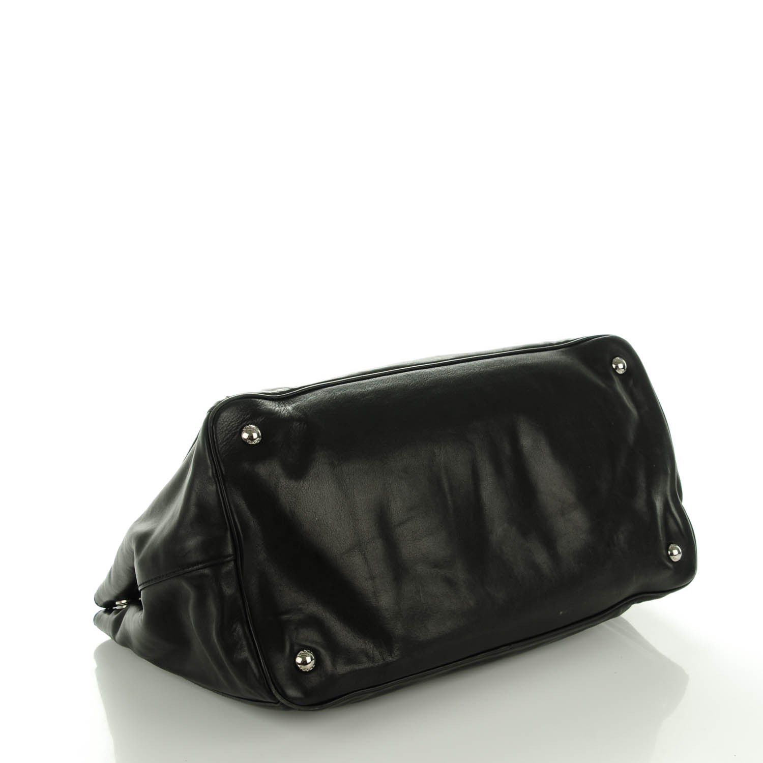 Prada Soft Calf Tote Nero Black 4 of 8