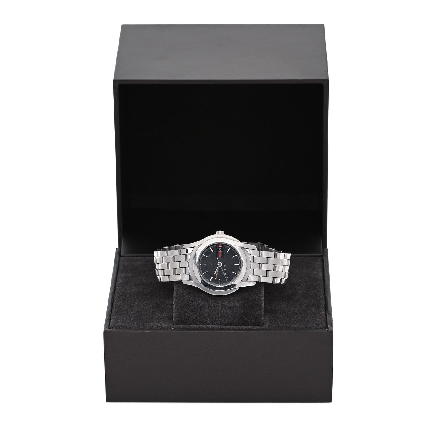 Stainless Steel 27mm 5500L Quartz Watch Black