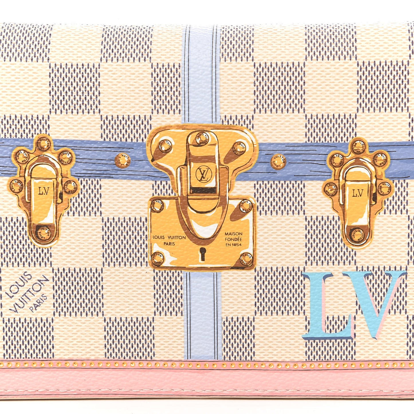 Damier Azur Summer Trunks Pochette Weekend