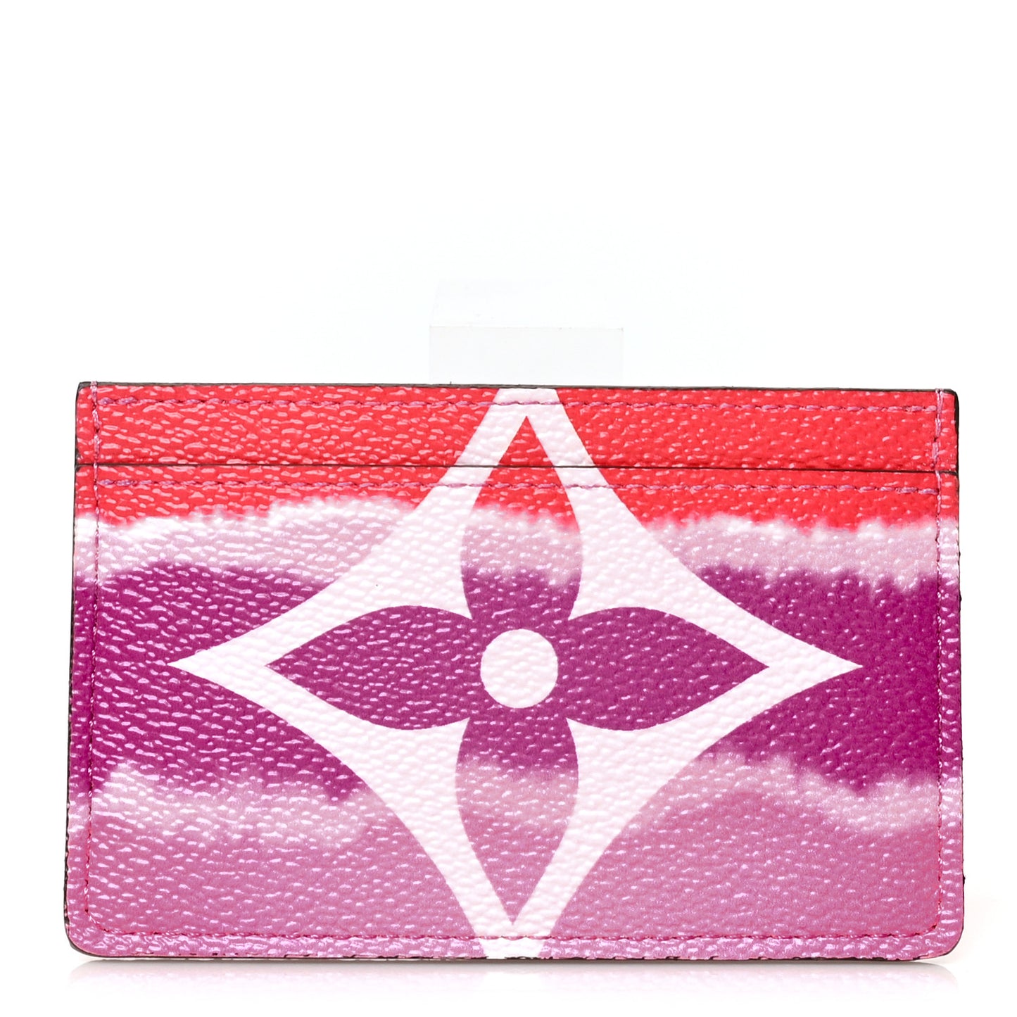Monogram Escale Card Holder Rouge