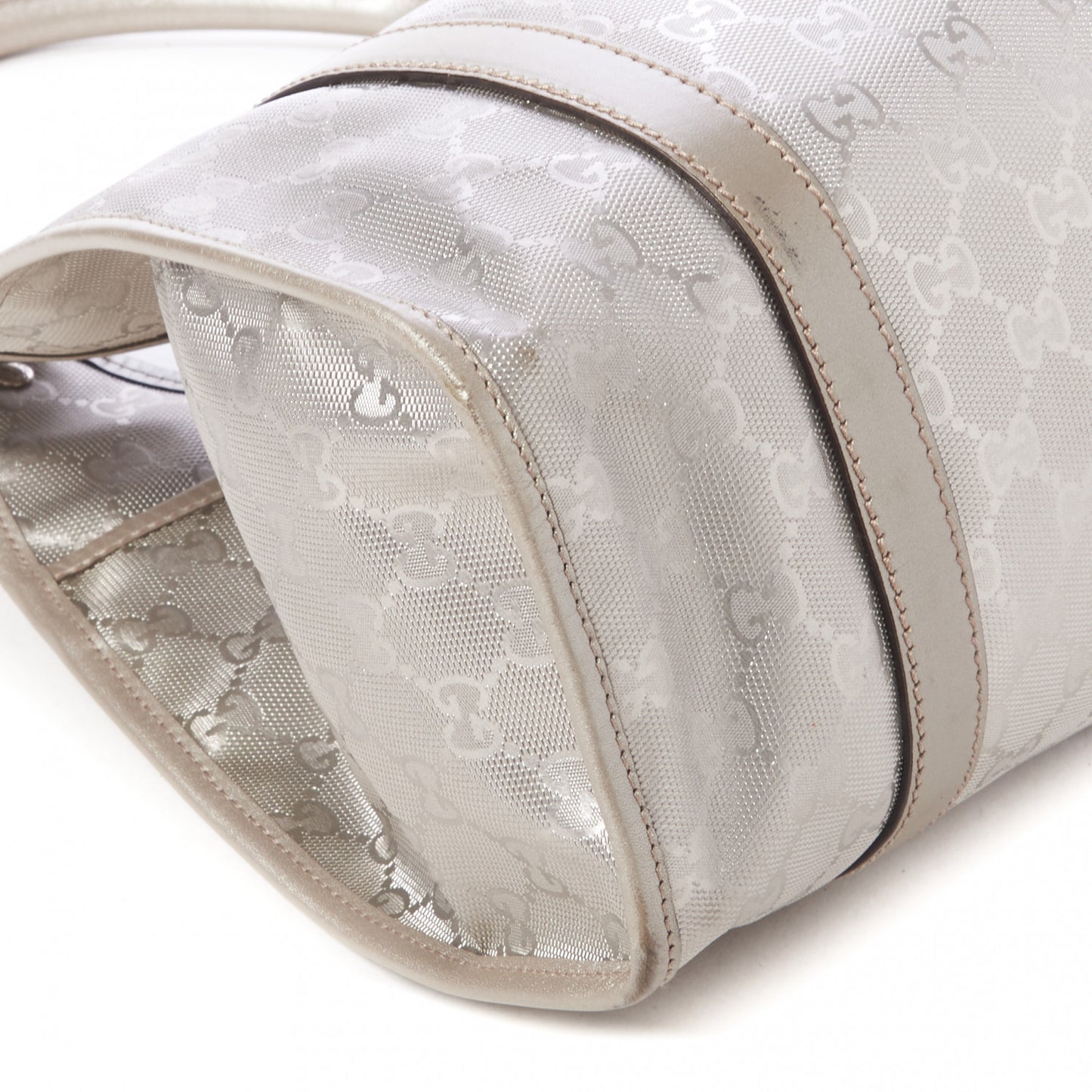 Imprime Monogram Medium Joy Shoulder Bag Silver
