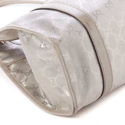 Gucci Imprime Monogram Medium Joy Shoulder Bag Silver 5 of 10