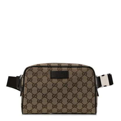 Gucci Monogram Belt Bag Dark Brown 1 of 11