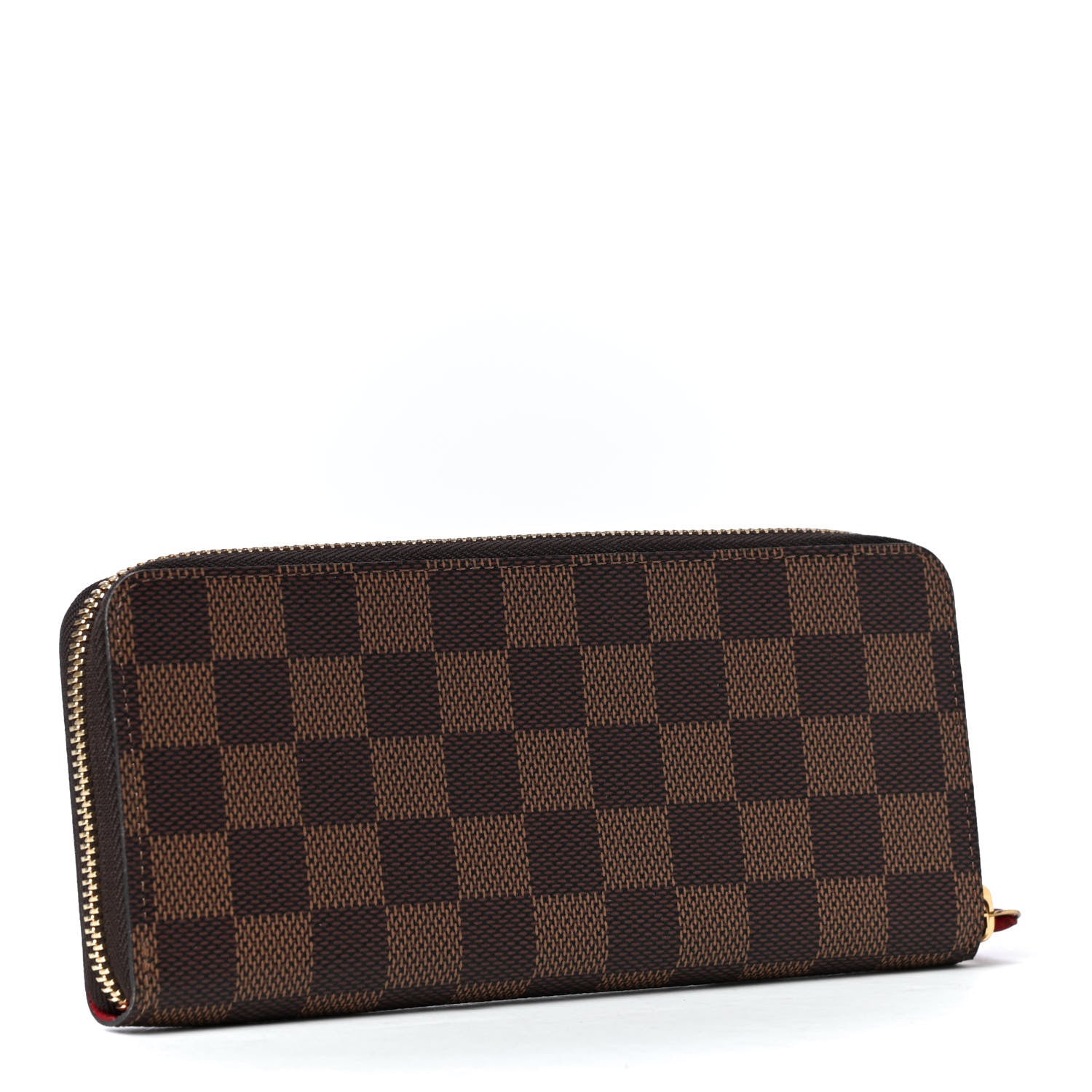 Louis Vuitton Damier Ebene Clemence Wallet Cherry 2 of 4
