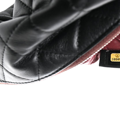 Chanel Lambskin Quilted Large Cosmetic Case Black 7 of 7