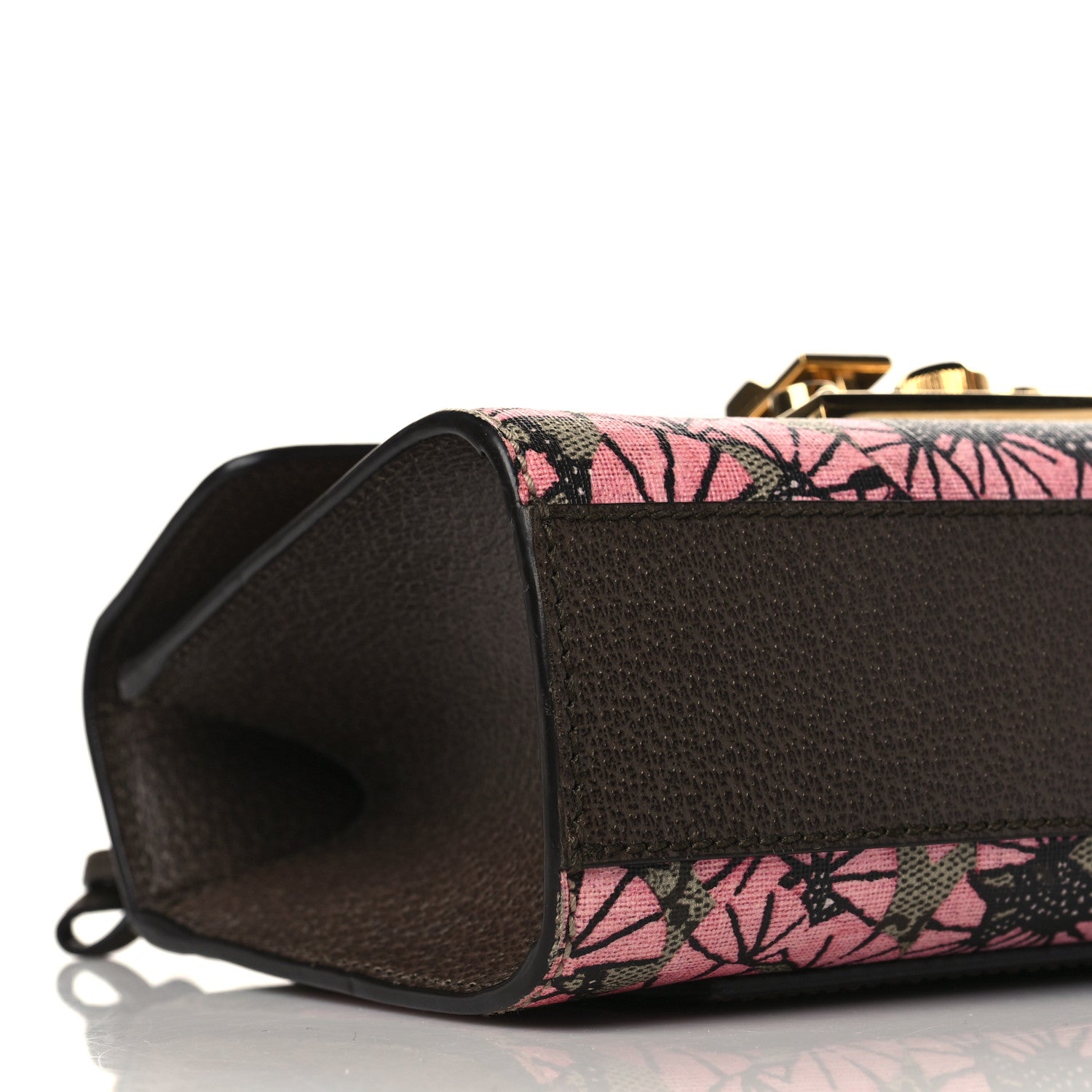 Gucci GG Supreme Monogram Bengal Small Padlock Shoulder Bag Beige Pink 7 of 8