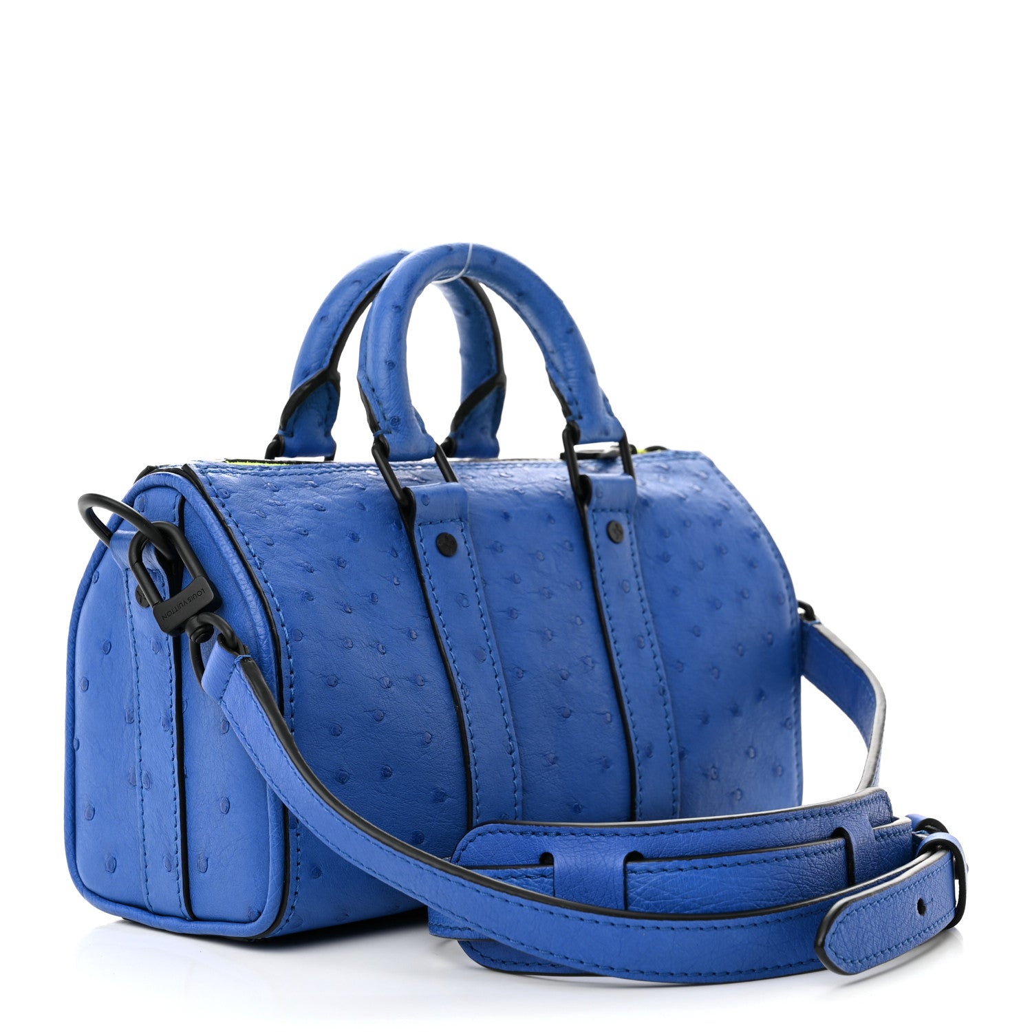 Louis Vuitton Ostrich Keepall XS Blue 1680259 – FASHIONPHILE