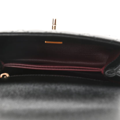 Chanel Caviar Quilted Extra Mini Coco Handle Flap Black 5 of 11