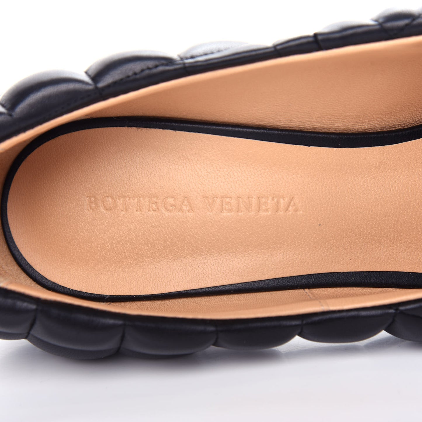Nappa Matelasse Captoe Pumps 39 Black