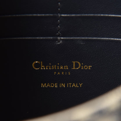 Christian Dior Oblique Saddle Chain Pouch Blue 6 of 8