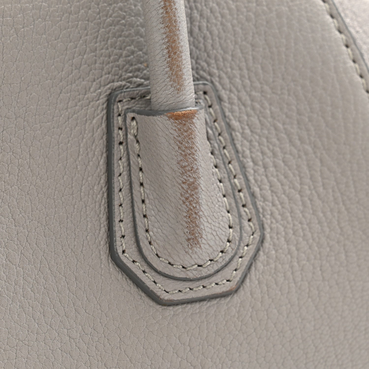 Givenchy Sugar Goatskin Mini Antigona Pearl Grey 13 of 15