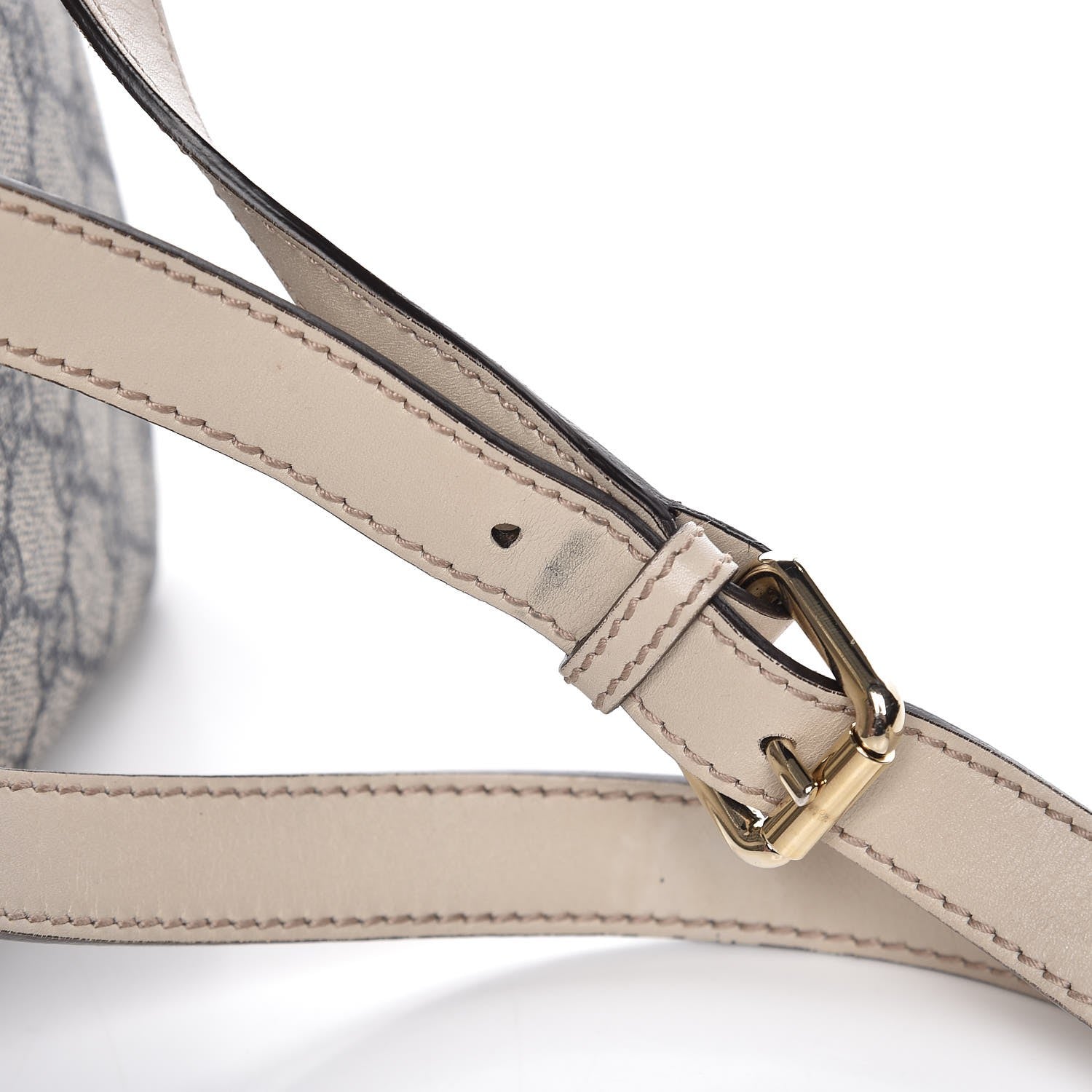 Gucci GG Plus Monogram Flat Messenger Bag Beige Off White 12 of 12